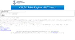 Desktop Screenshot of cmltoregister.com