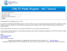 Tablet Screenshot of cmltoregister.com
